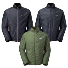 Buffalo Mens Pertex Belay Jacket - Olive Green, Black and LE Black