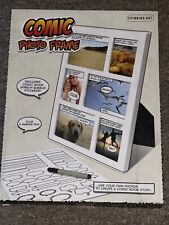 Comic Book Style Photo Frame with Comic Speech Bubbles Gift Adults Kids New