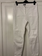 Women’s White Matalan Skinny Jeans Size 16