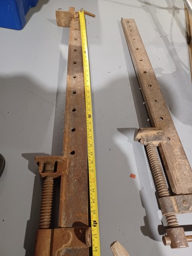 Long vintage woden sash - woden,