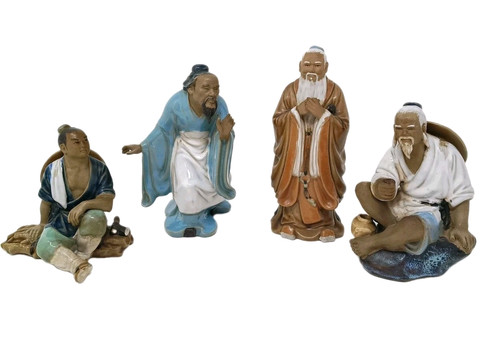 Vintage chinese mudmen - chinese,