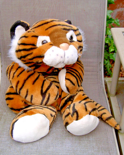 Big floppy tiger - cuddly, soft
