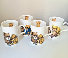 4x Roy Kirkham Bone China Mugs