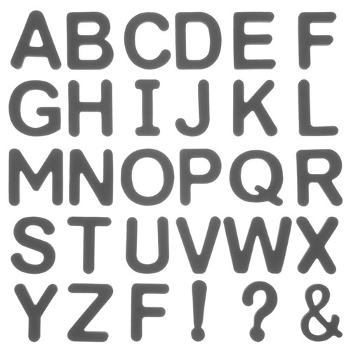 Set magnetic foam letters - set,