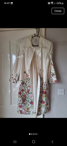 Ladies long coat - long,