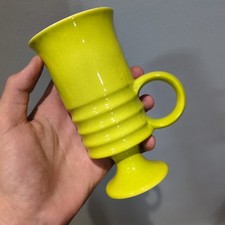 Vintage Carlton Ware Wellington Lime Green Footed Coffee Mug Rare Vintage 1969