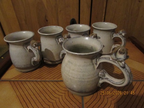 Five vintage stoneware studio - five,