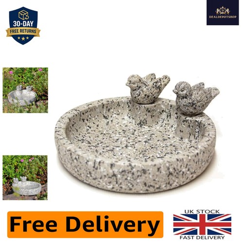 Durable concrete bird bath - concrete,