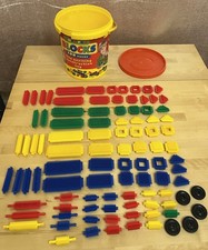 Thistle Blocks Construction Sensory Creative Durable Toy With Bucket 97 Pcs.