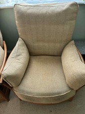 2 X ERCOL RENAISSANCE ARMCHAIRS PENRITH. GOLDEN DAWN. BEIGE COLOUR
