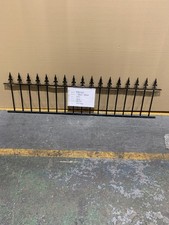 Wrought Iron Style Spear Top Fence Panel 1810mm Wide x 490mm High