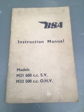 Bsa m21 m33 - bsa, (600cc