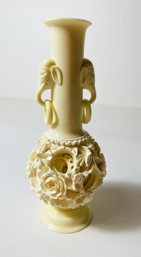 Vintage carved elephant - vintage,,