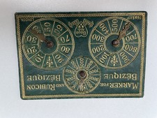 1930’s vintage Bezique Rubicon Game Marker