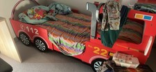 Fire Engine Bed Frame For Kids ( Can Fit Adult  )