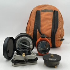 Rare VTG Surveyors Circular Cross Staff Pantometer Compass Sokkisha Japan CP3