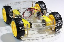 4WD Car Chassis Kit - Clear