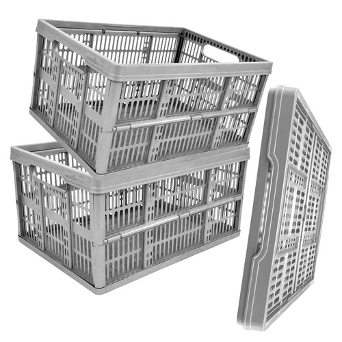 Plastic folding storage - folding, crate