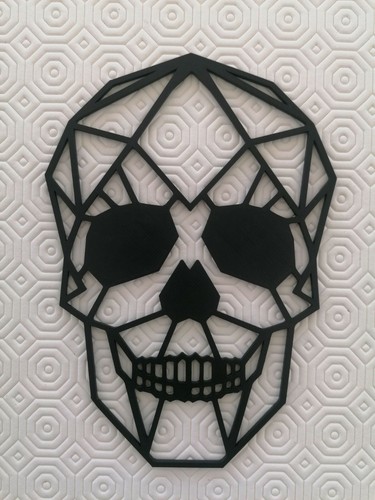 Geometric skull wall - geometric,