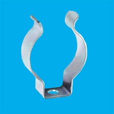 6x T8 Open Terry Clips 25mm 1"