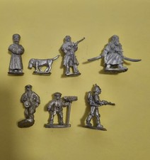 6x 28mm Victorian Steampunk Adventurers and a Bloodhound