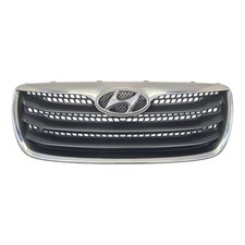 Hyundai Santa Fe MK2 (CM) 2010 Front Radiator Grille Black/Chrome 865612B710