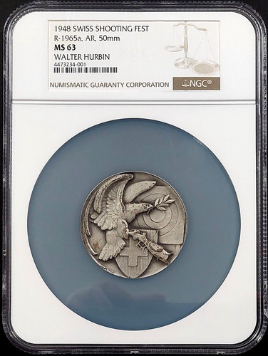 1948 swiss shooting - swiss, medal