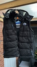 Superdry Bluestone Gilet Vest Men Black size 2XL XXL 