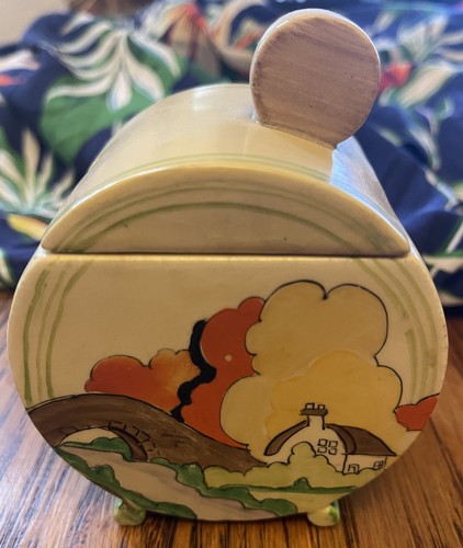 Clarice cliff preserve pot - clarice,
