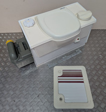 Thetford C2/C4 electric flush white cassette toilet - Caravan/ Camper van / Boat