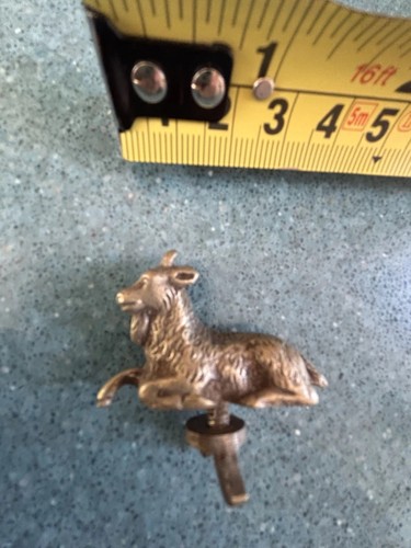 Antique small brass deer stag - small, deer/stag