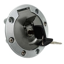 Steel Motorbike Oil Tank Cap With 2 Keys Fuel Cap Motorcycle Gas Tank Cover