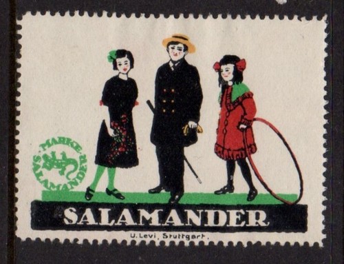 German advertising stamp - german,