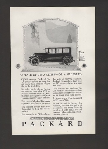 1925 packard six eight sedan - ,