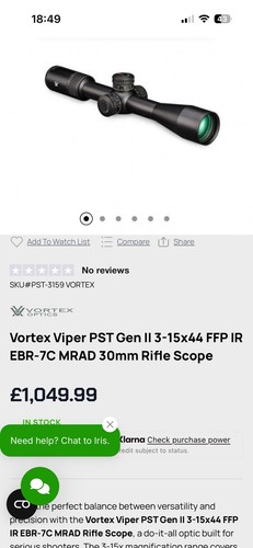 Vortex viper pst gen rifle - gen, 2