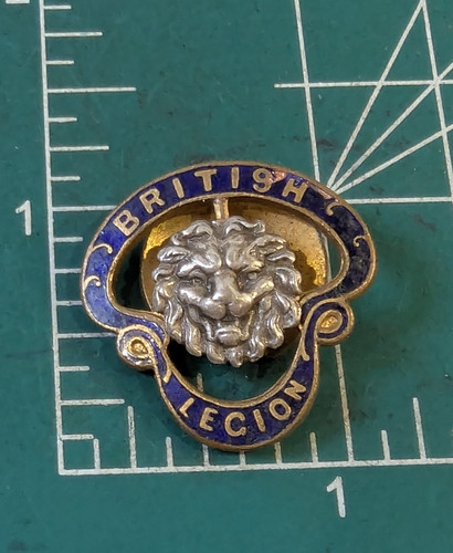 Vintage british legion lion - british,