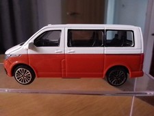 Burago Volkswagen Transporter Bus Scale 1:43. Brown And White.