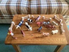 14 Large plastic farm animals