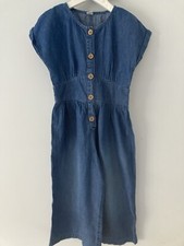 Denim Style Wide Leg Jumpsuit Little Girls Clothing Age 6 Years By TU ???
