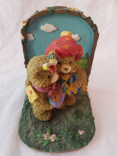 Ceramic vintage teddy - vintage,