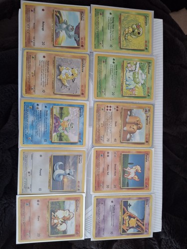10x pokémon tcg 1995 - 10x, 1995-8