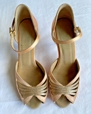 SUPADANCE DANCE SHOES LATIN BALLROOM SIZE 3.5 IN BOX PRE OWNED