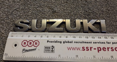 Genuine suzuki badge - genuine, rear