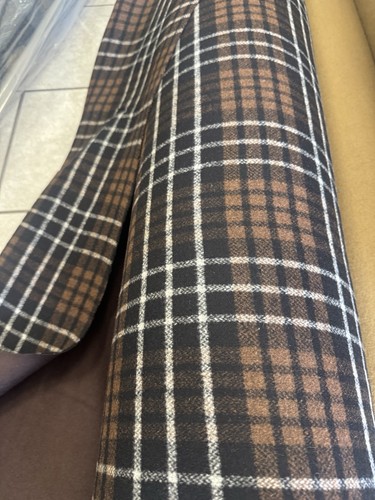 Wool check fabric coating - wool, fabric,