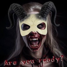 Sheep Horn Mask Animal Head