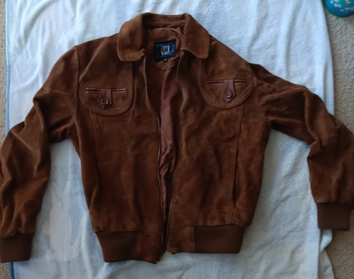 Oui vintage suede jacket - suede, mens