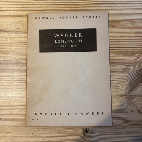 Wagner hawkes pocket scores - hawkes,