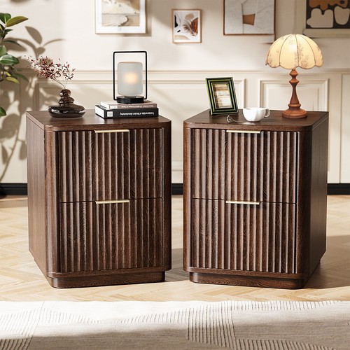 Bonnlo fluted bedside table - bonnlo,