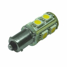 BA9s 9SMD 12v 24v (10-30v) DC 1.8W Warm White LED Bulb Caravan Boat 0962