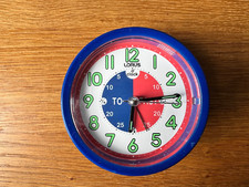 Lorus Time Teacher Beep Alarm Clock For Kids Children Blue LHE034
